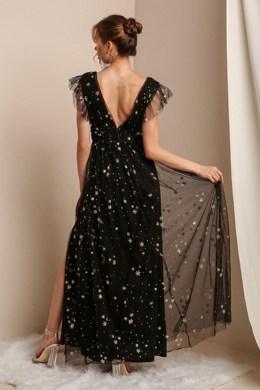 Vestido Corto Stars negro